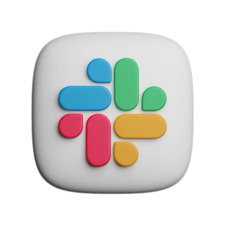 Free Slack  3D Icon