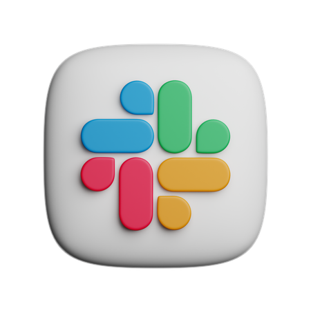 Free Slack  3D Icon