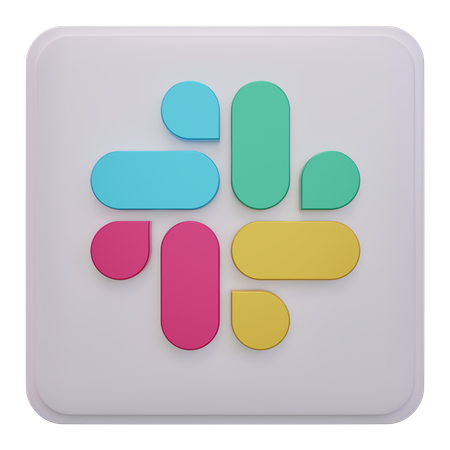 Free Slack  3D Icon