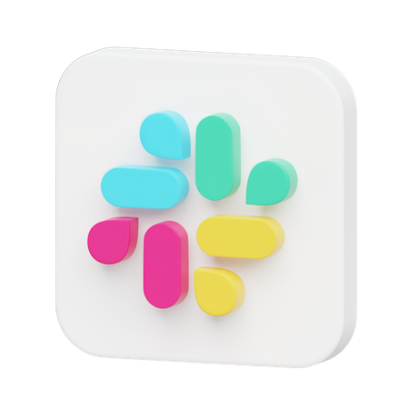 Free Slack  3D Logo