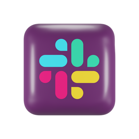 Free Slack  3D Icon