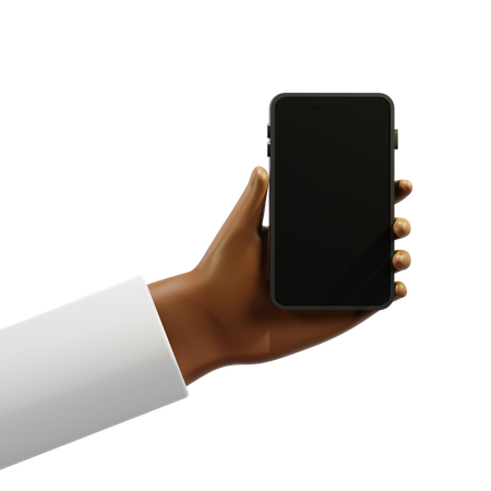 Free Smartphone halten  3D Icon