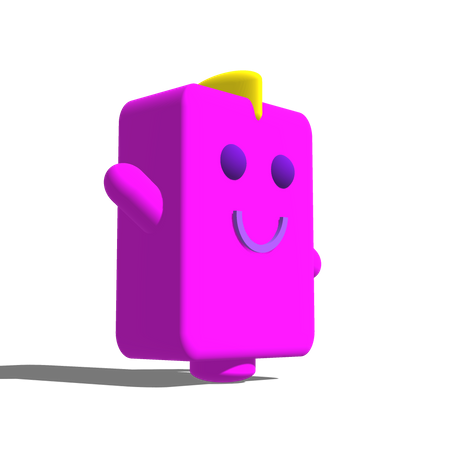 Free Smiling Robot  3D Icon