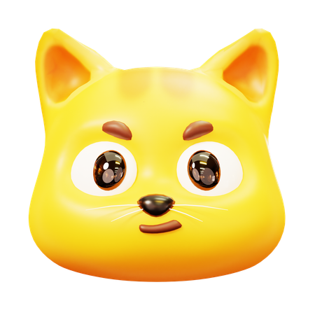 Free Smirking Cat  3D Icon