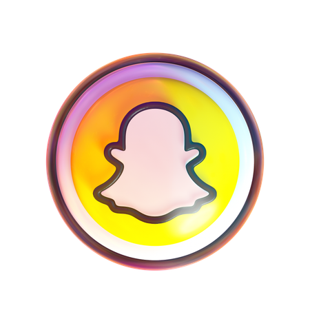 Free スナップチャット  3D Icon
