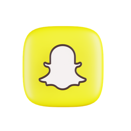Free Snapchat  3D Icon