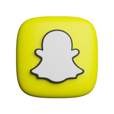 Free Snapchat  3D Icon