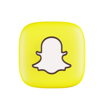 Free Snapchat  3D Icon