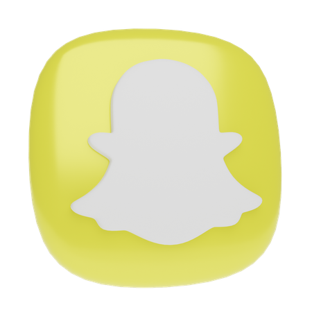 Free Snapchat  3D Icon