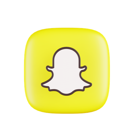 Free Snapchat  3D Icon