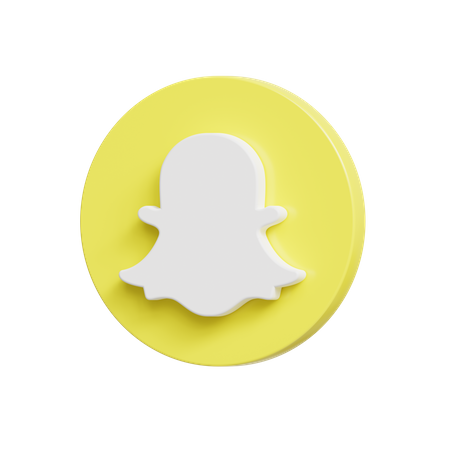 Free Snapchat  3D Icon