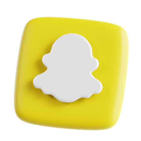 Free Snapchat  3D Icon