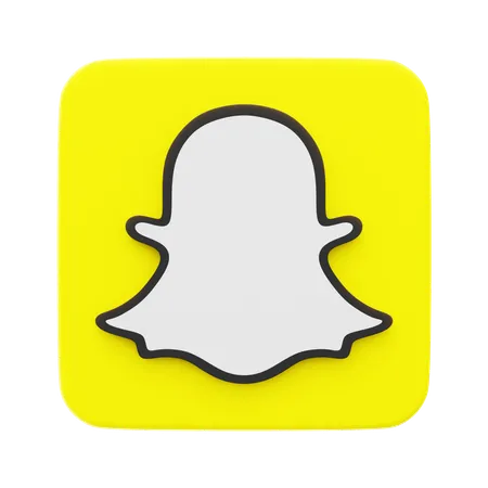 Free Snapchat  3D Icon