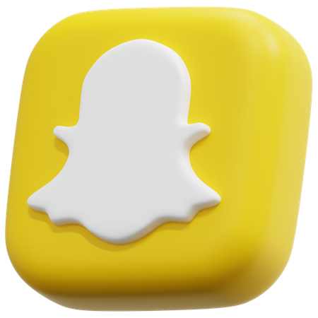 Free Snapchat  3D Icon