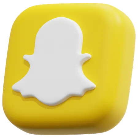 Free Snapchat  3D Icon