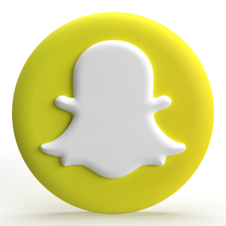 Free Snapchat  3D Icon