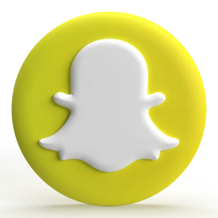 Free Snapchat  3D Icon