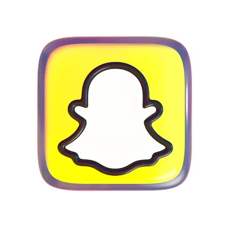 Free Snapchat  3D Icon
