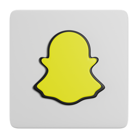 Free Snapchat  3D Icon