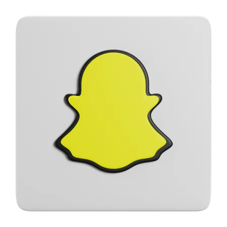 Free Snapchat  3D Icon