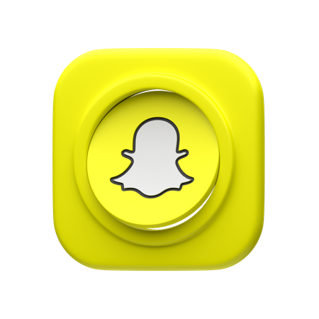 Free Snapchat  3D Icon