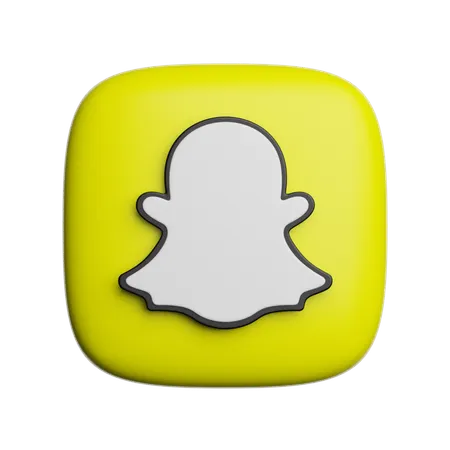 Free Snapchat  3D Icon