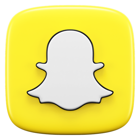 Free Snapchat  3D Icon