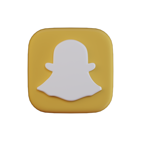 Free Snapchat  3D Icon