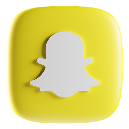 Free Snapchat  3D Icon