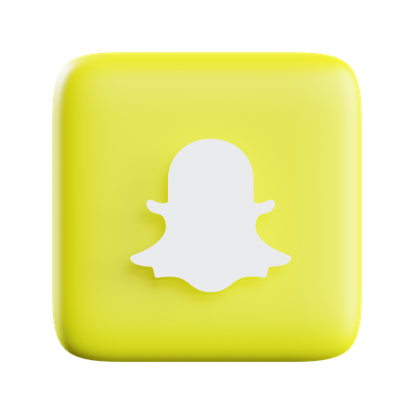 Free Snapchat  3D Icon