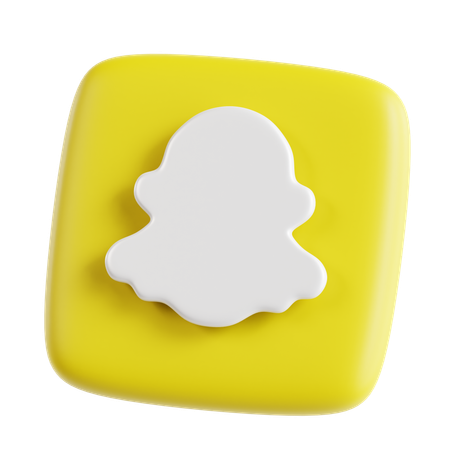 Free Snapchat  3D Icon