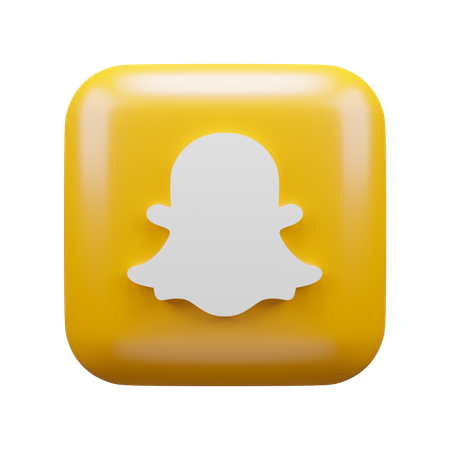 Free Snapchat  3D Logo