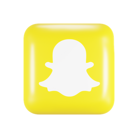 Free Snapchat  3D Logo