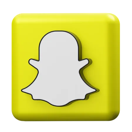 Free Snapchat  3D Logo