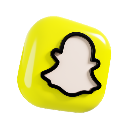 Free Snapchat  3D Logo