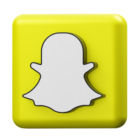 Free Snapchat  3D Logo