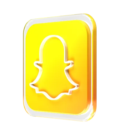 Free SnapChat  3D Logo