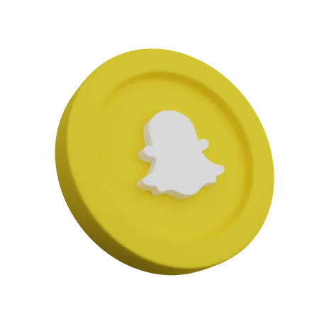 Free Snapchat  3D Logo