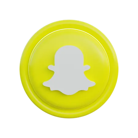 Free Snapchat 3D Icon