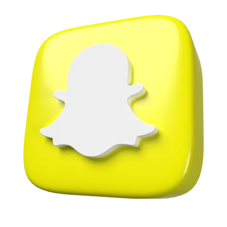Free Snapchat 3 D Icon 3D Icon
