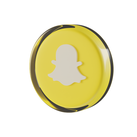 Free Snapchat 3D Icon