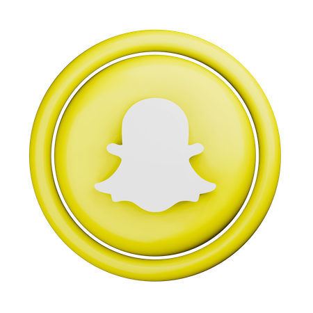 Free Snapchat Logo  3D Icon