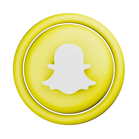 Free Snapchat Logo  3D Icon