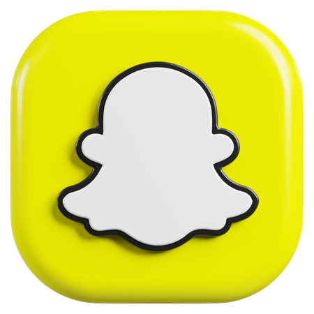 Free Snapchat Logo  3D Icon
