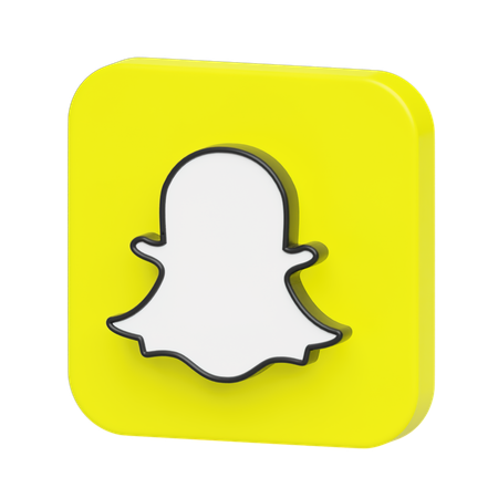 Free Snapchat Logo  3D Icon