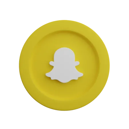 Free Snapchat-Logo  3D Logo