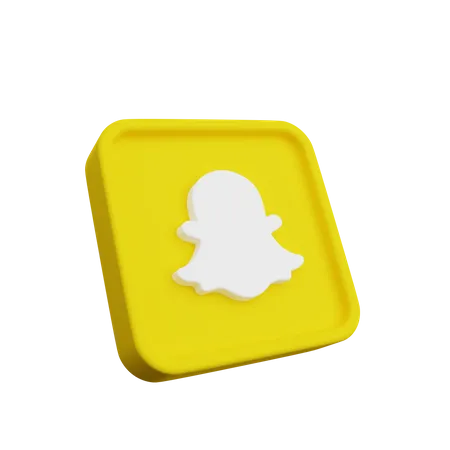 Free Snapchat Logo  3D Logo