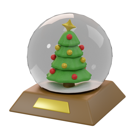 Free Snow Globe  3D Icon