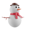 snowman 3d