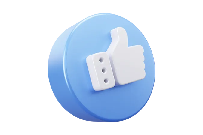 Free Social media like emoji 01  3D Icon